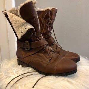 Vintage hiking boots